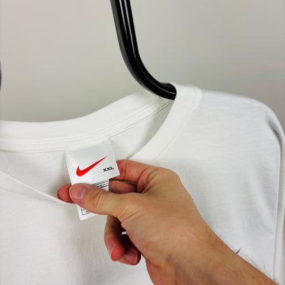 90s Nike Swoosh T-Shirt White XXL