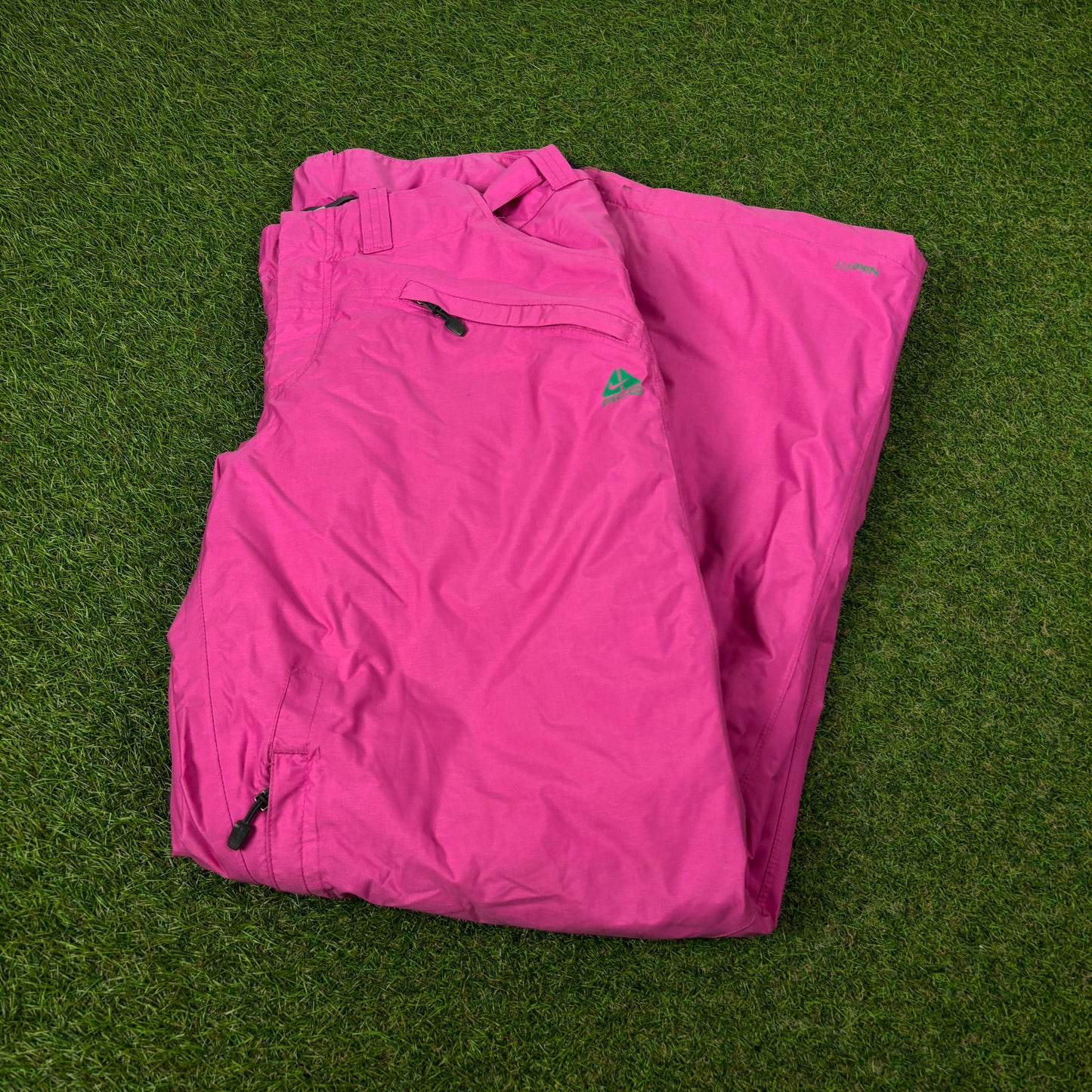 00s Nike ACG Ski Salopettes Joggers Pink Medium