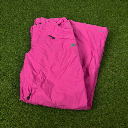 00s Nike ACG Ski Salopettes Joggers Pink Medium
