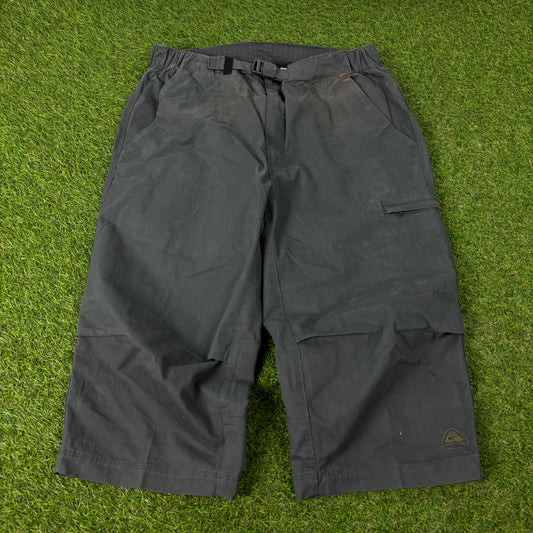 00s Nike ACG Baggy Cargo Shorts Grey Small