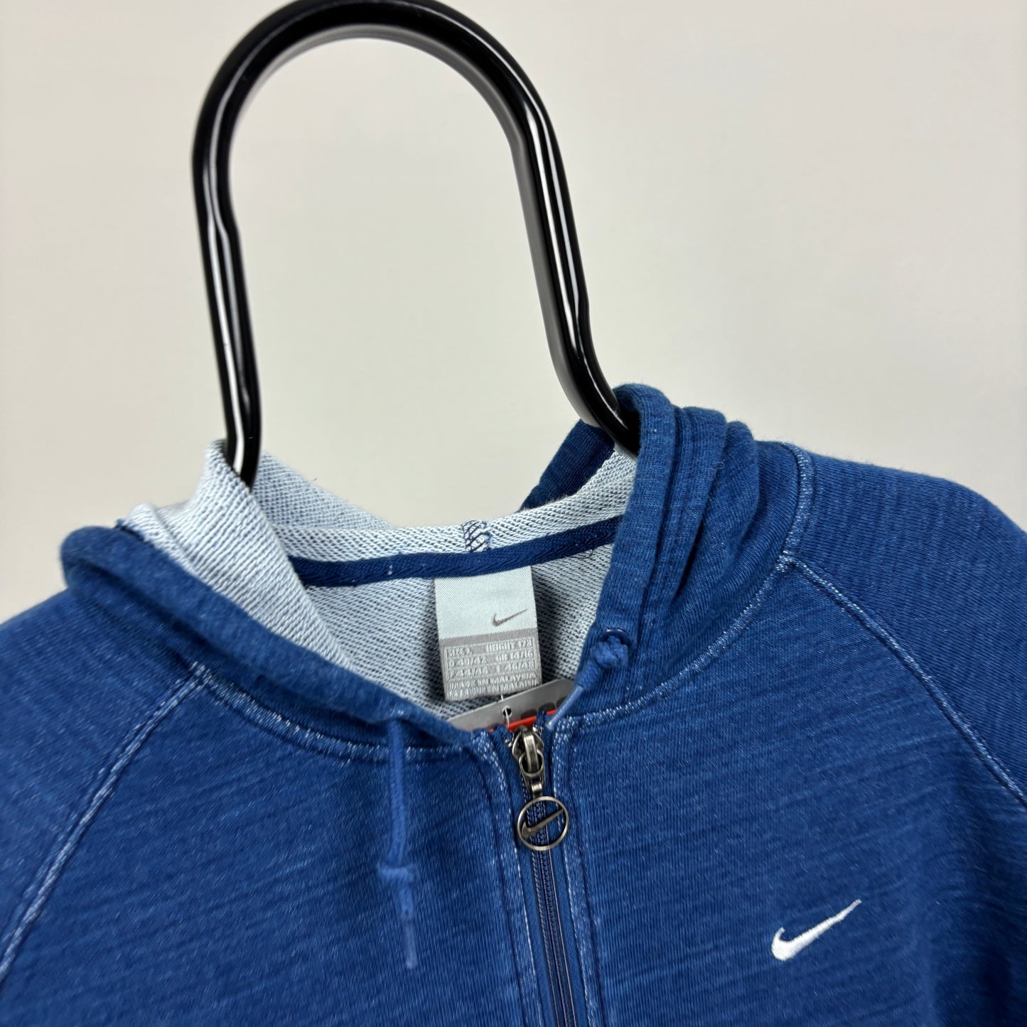 00s Nike Zip Hoodie Blue Women’s Large