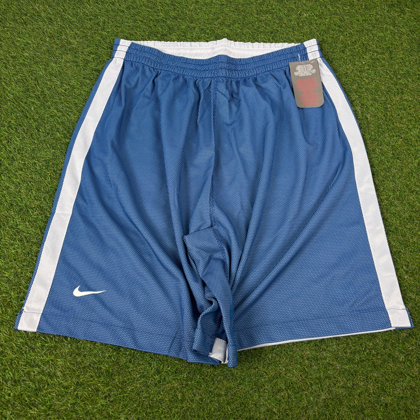 00s Nike Reversible Basketball Shorts Blue XXL