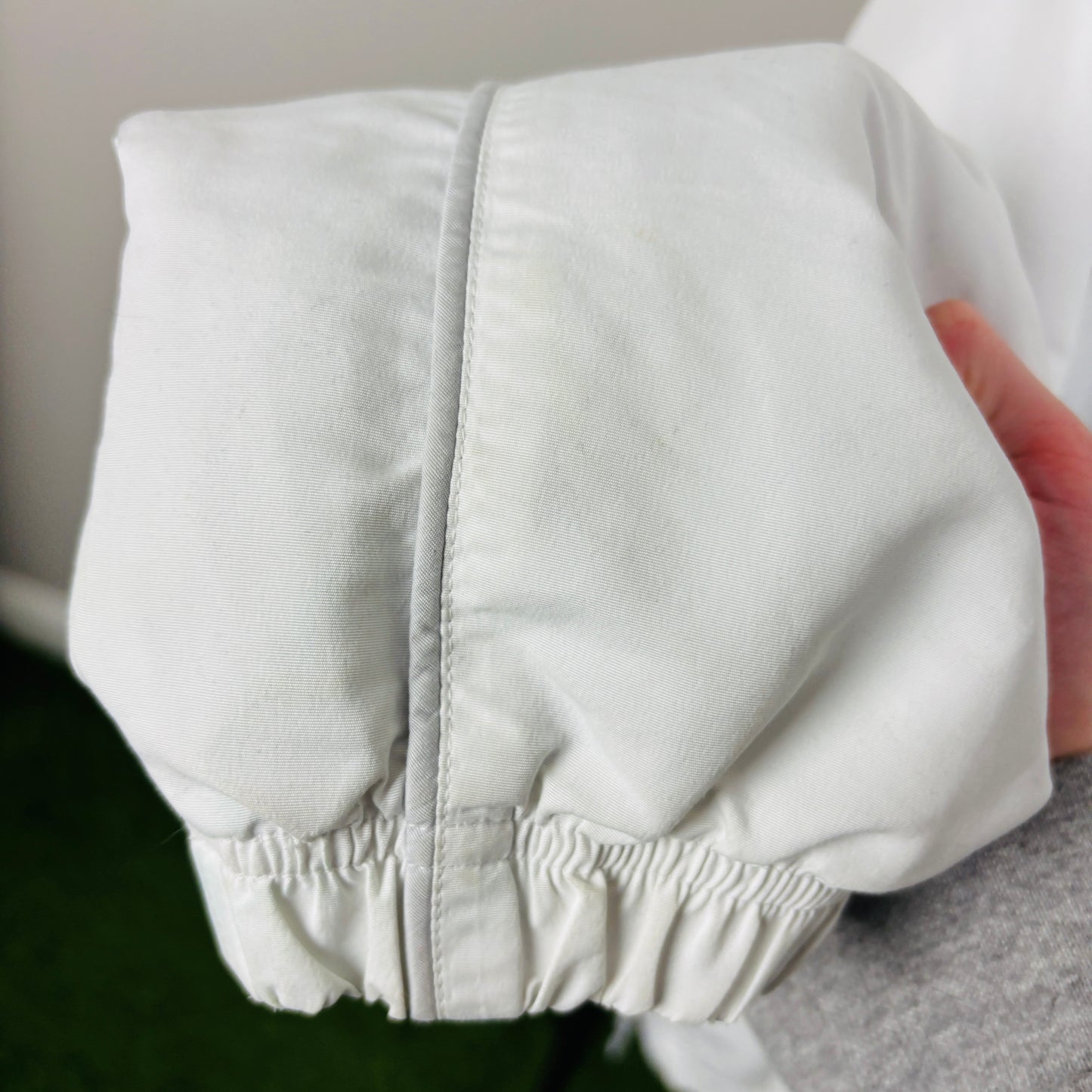00s Nike Piping Windbreaker Jacket Grey Large
