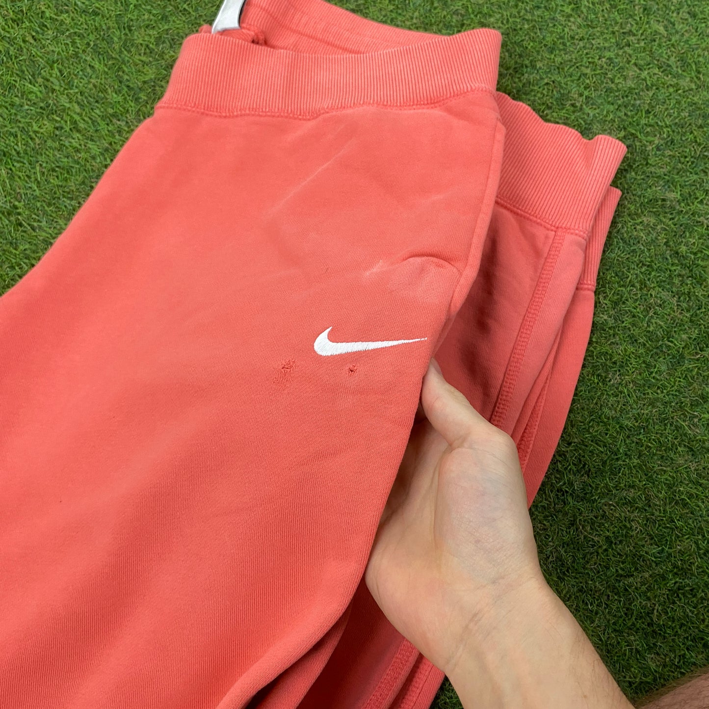 00s Nike Cotton Joggers Pink Large