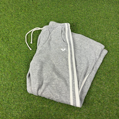 90s Piping Cotton Joggers Grey XS
