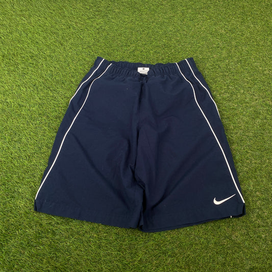00s Nike Piping Shorts Blue Small