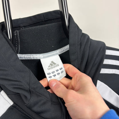 00s Adidas Clima365 Hoodie Black Large