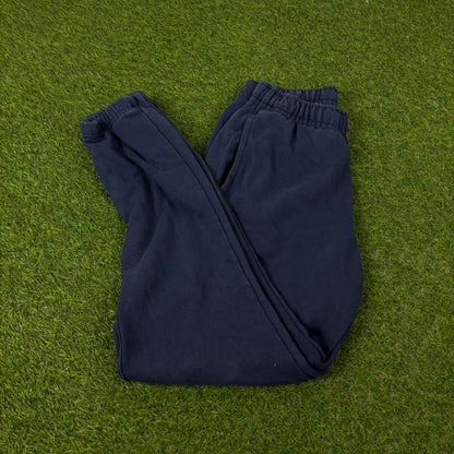 00s Nike Wide Leg Cotton Joggers Blue XS