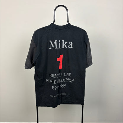 90s Mercedes F1 T-Shirt Black Medium