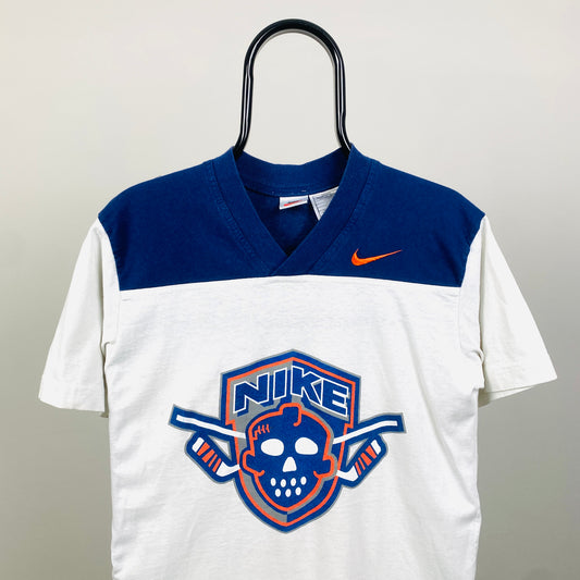 90s Nike Street Hockey T-Shirt White Small