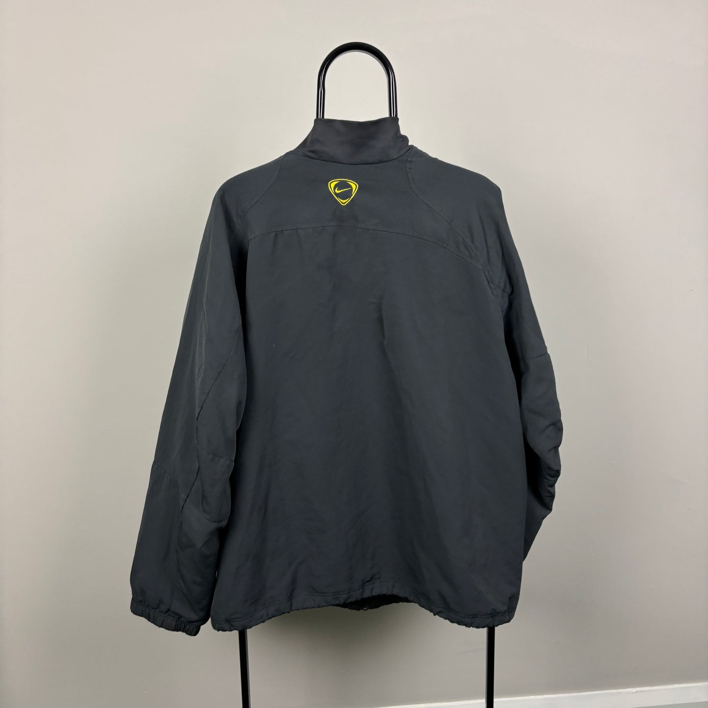 00s Nike T90 Windbreaker Jacket Grey XL