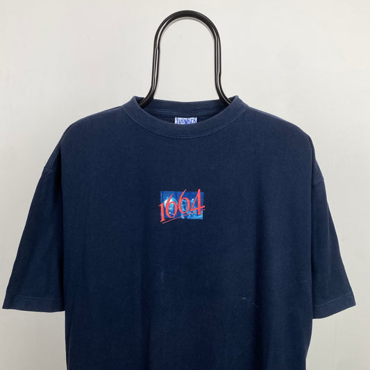 Retro Kronenbourg 1664 T-Shirt Blue XL