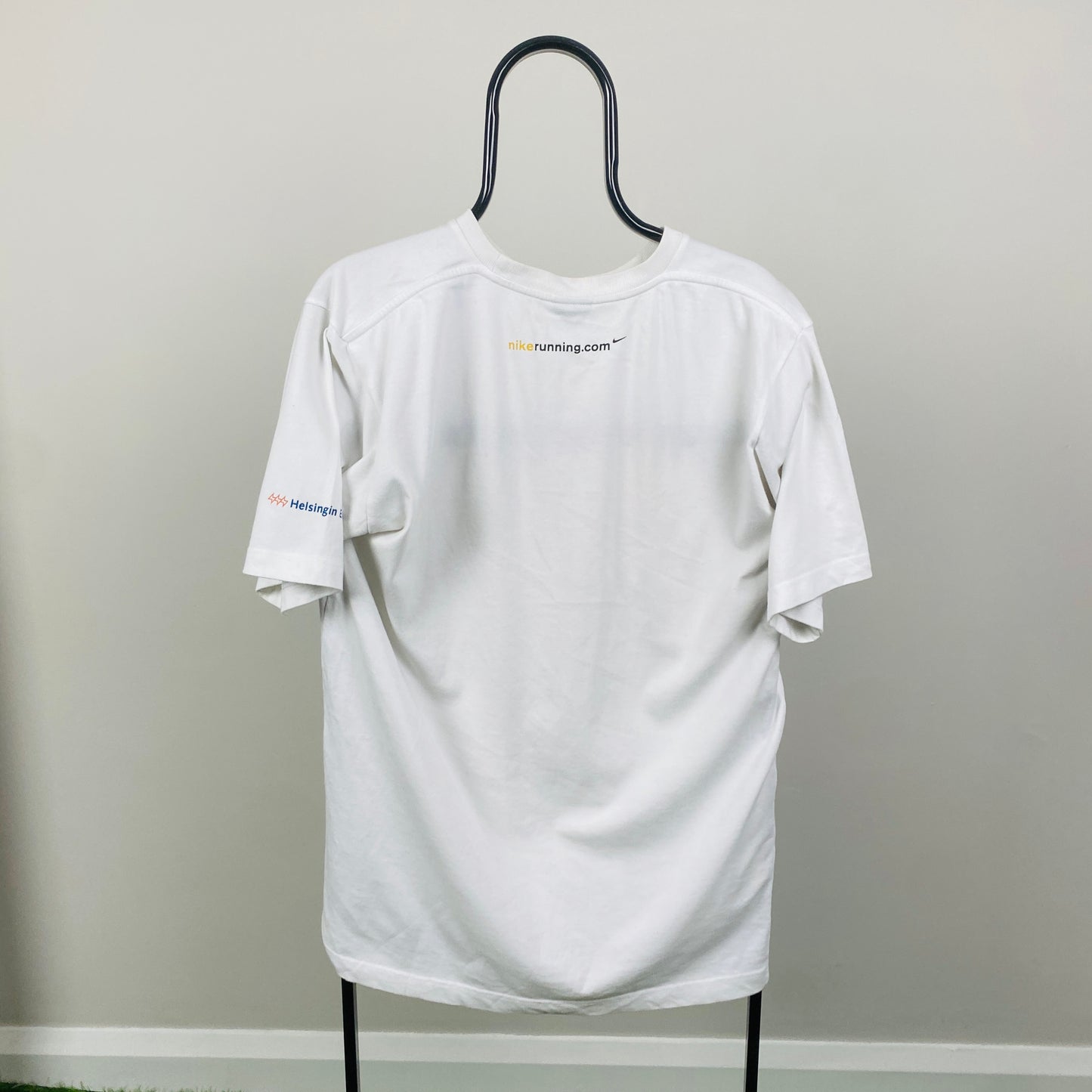 00s Nike Helsinki Marathon T-Shirt White Medium