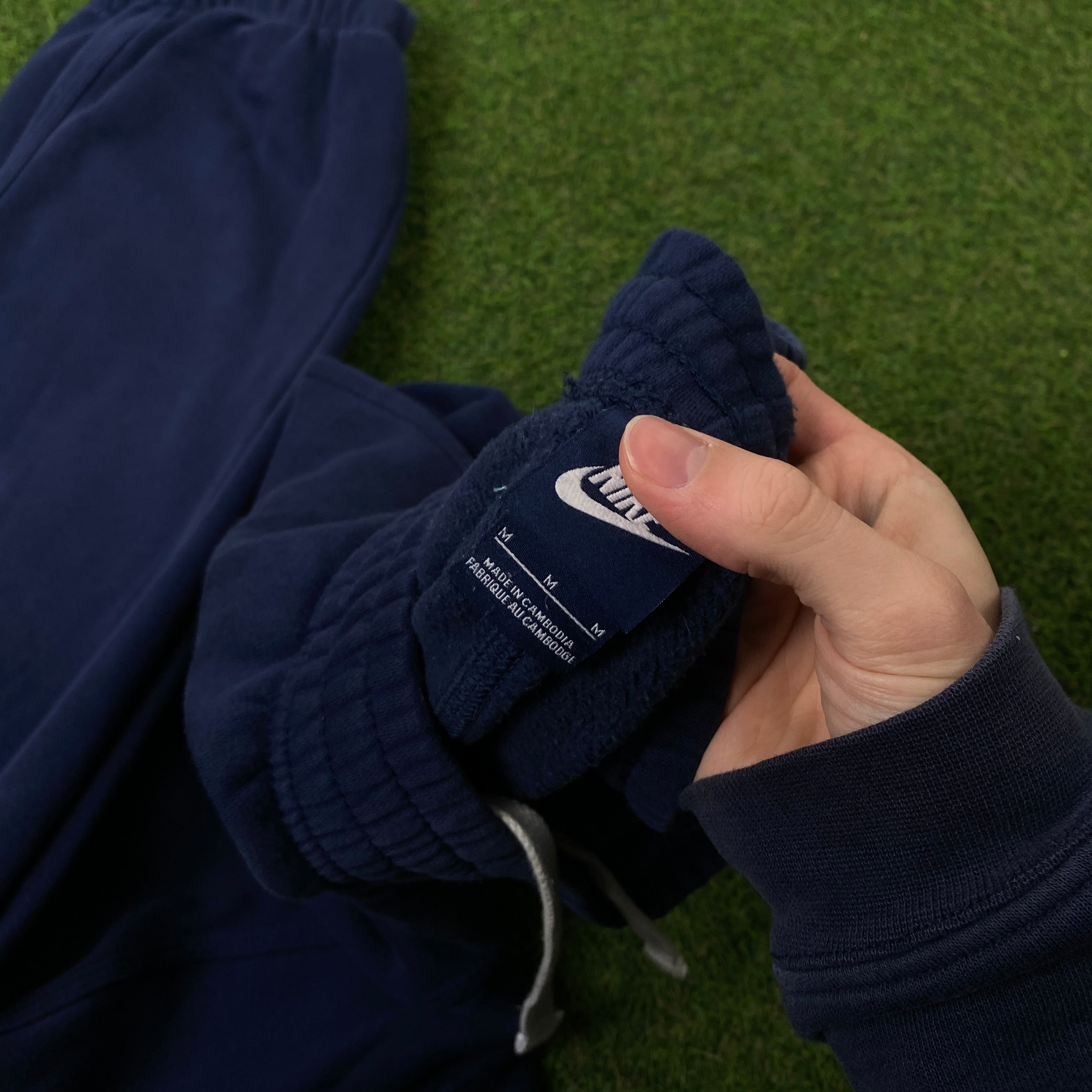 00s Nike Cotton Joggers Blue Medium