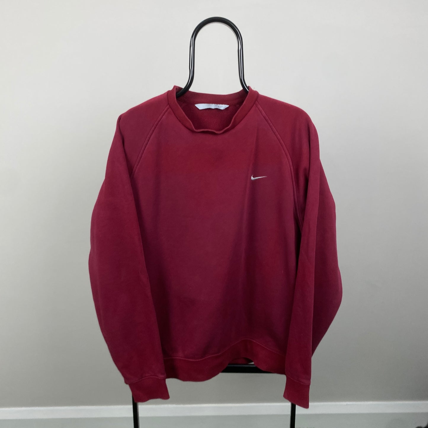 00s Nike Sweatshirt Red Large