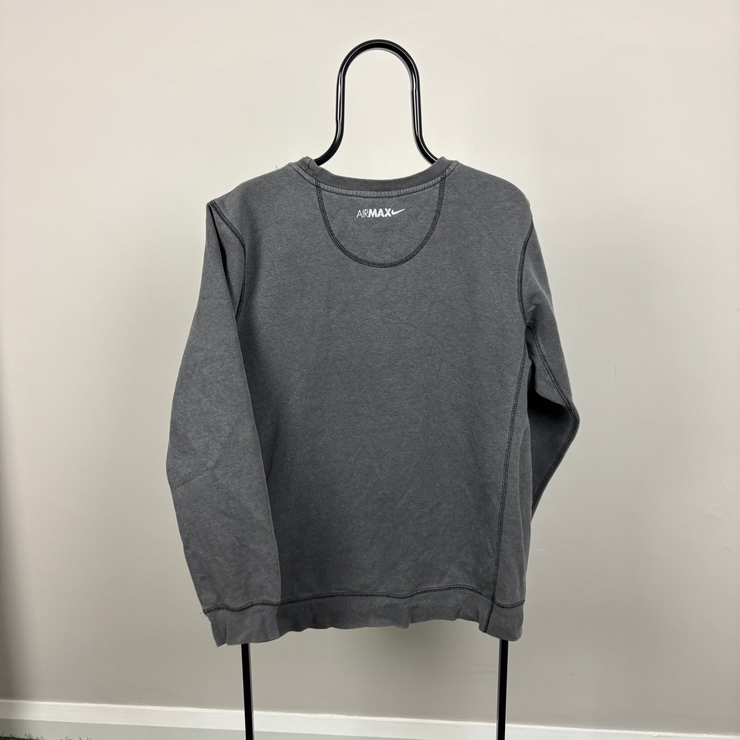 00s Nike Air Max Sweatshirt Grey Medium