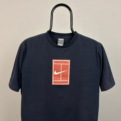00s Nike Roland Garros Court T-Shirt Blue Large