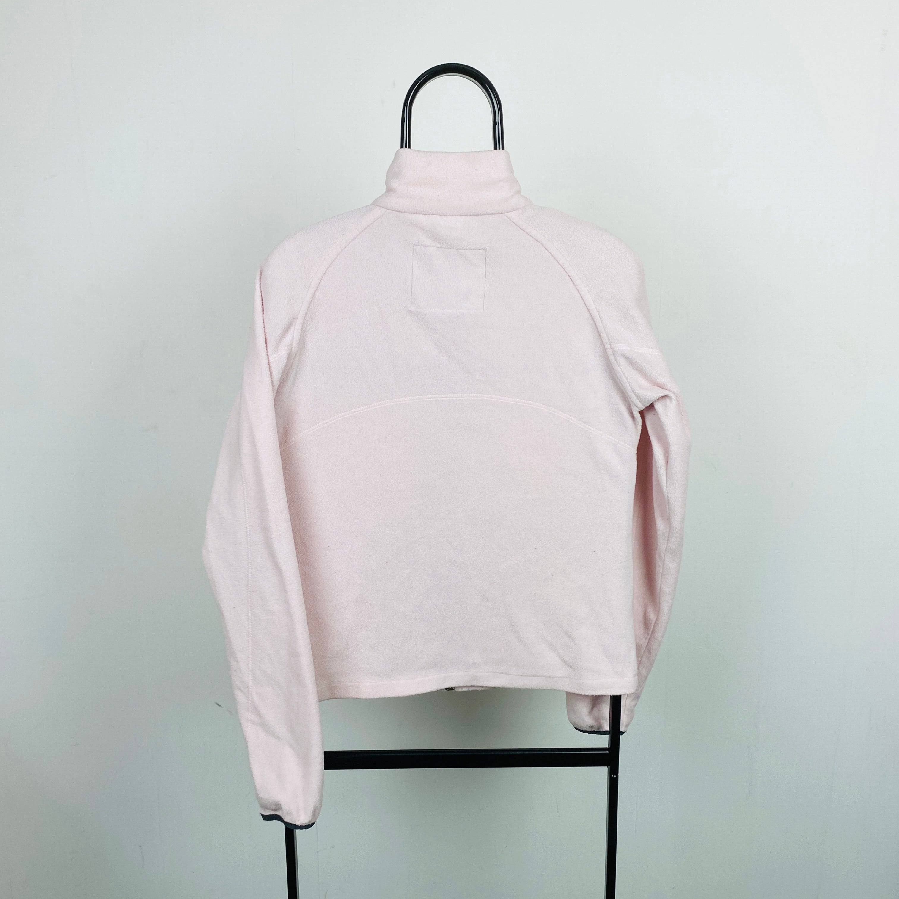 Retro Quiksilver Fleece Sweatshirt Pink Small