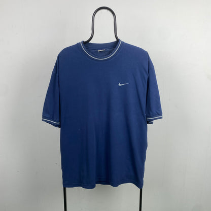 90s Nike T-Shirt Blue Large