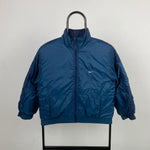 00s Nike Reversible Puffer Jacket Blue XS/XXS