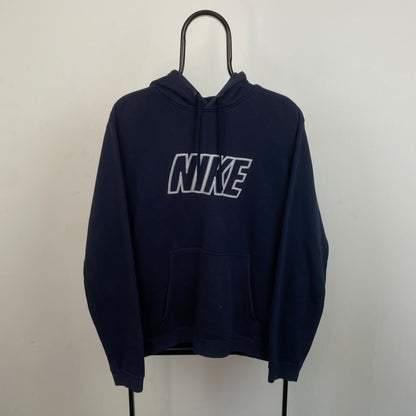 00s Nike Club Hoodie Blue Medium