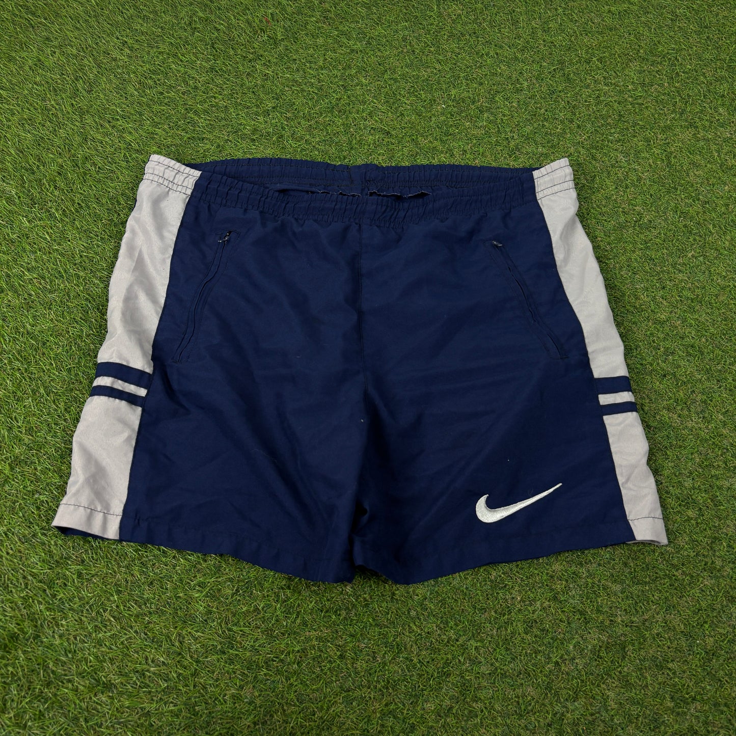 00s Nike Zip Pocket Shorts Blue XL