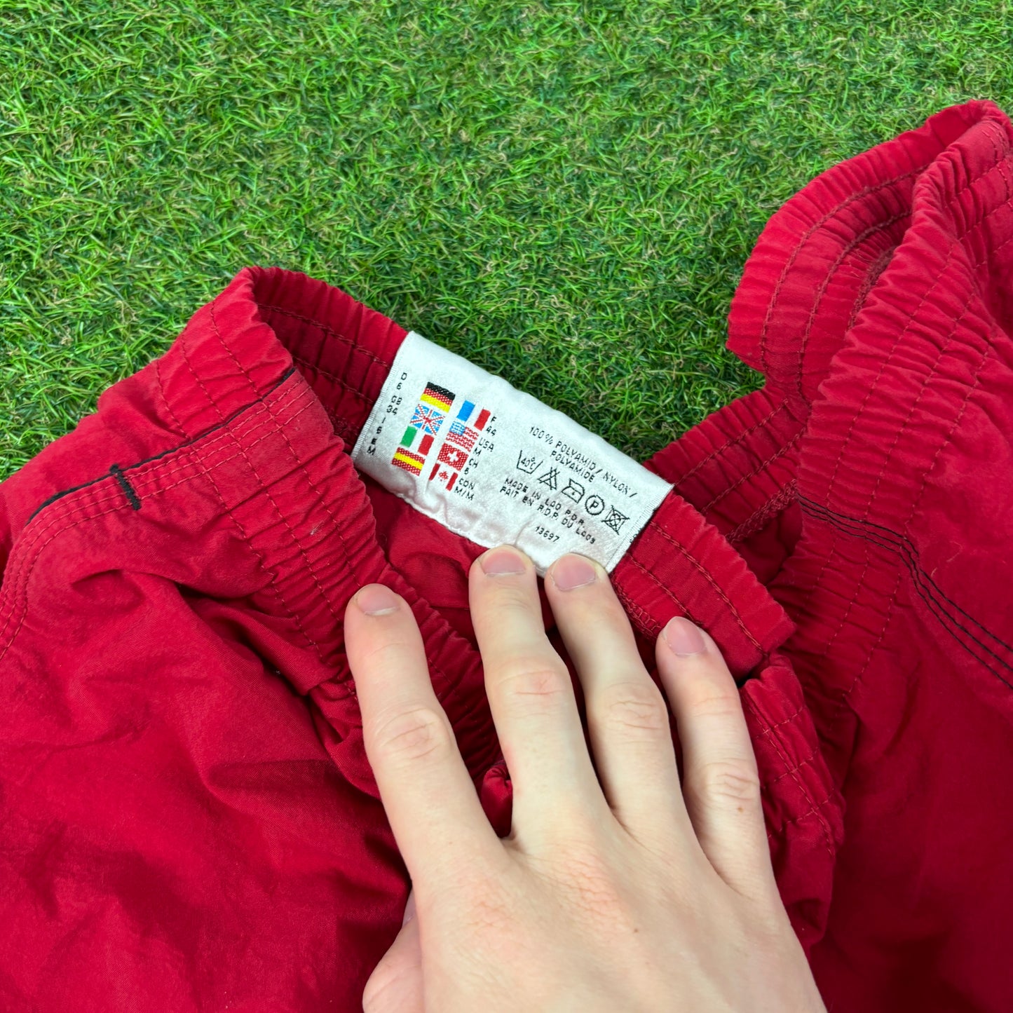 90s Adidas Equipment Shorts Red Medium
