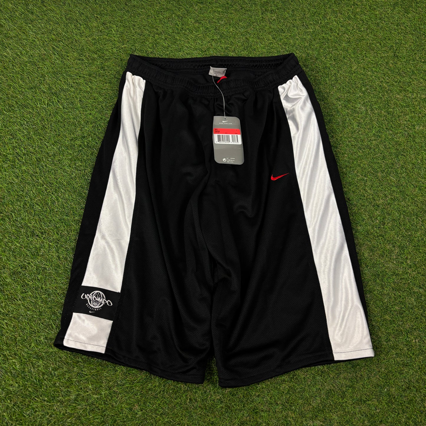 00s Nike Baggy Basketball Shorts Black Small