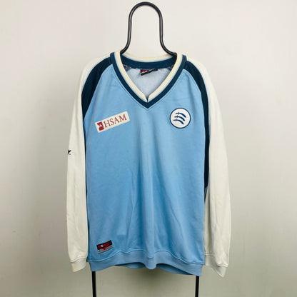 Retro 90s Middlesex Cricket Club Sweatshirt Blue XXL