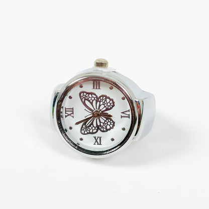 Adjustable Butterfly Watch Ring