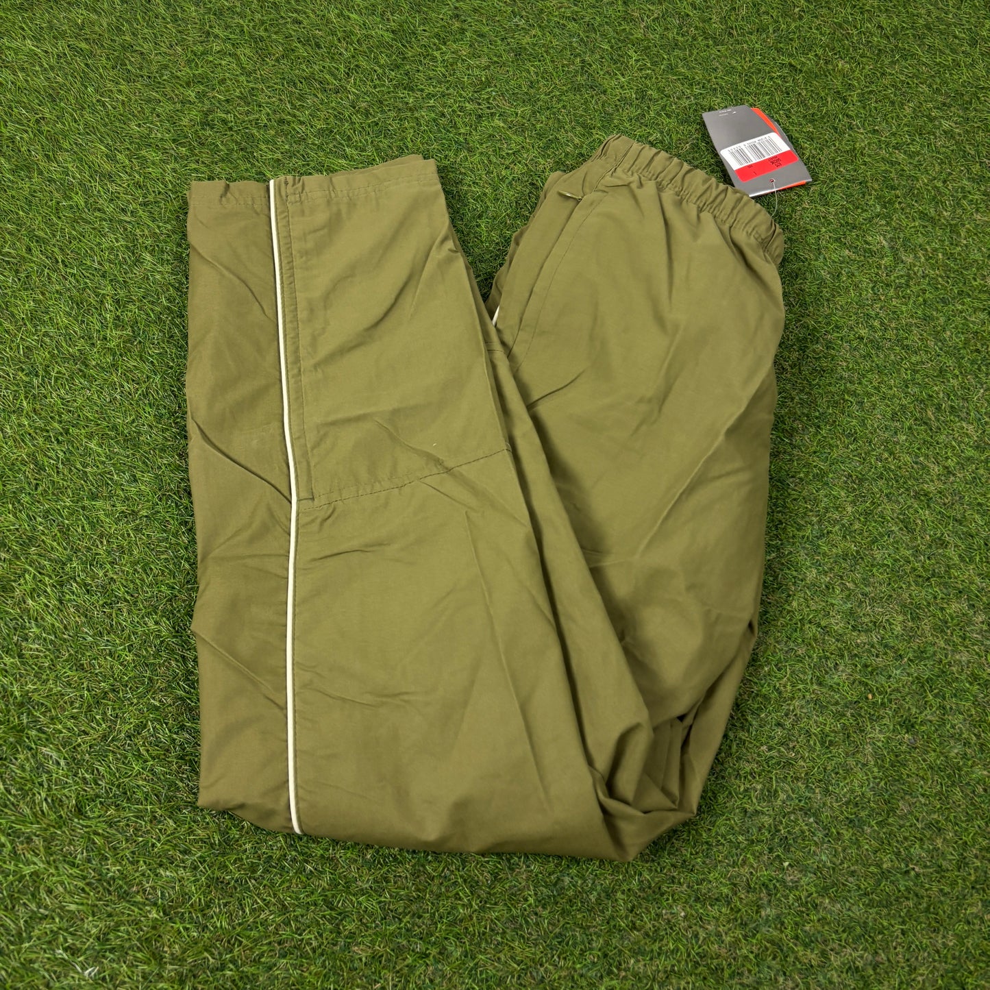 00s Nike Piping Joggers Green XS