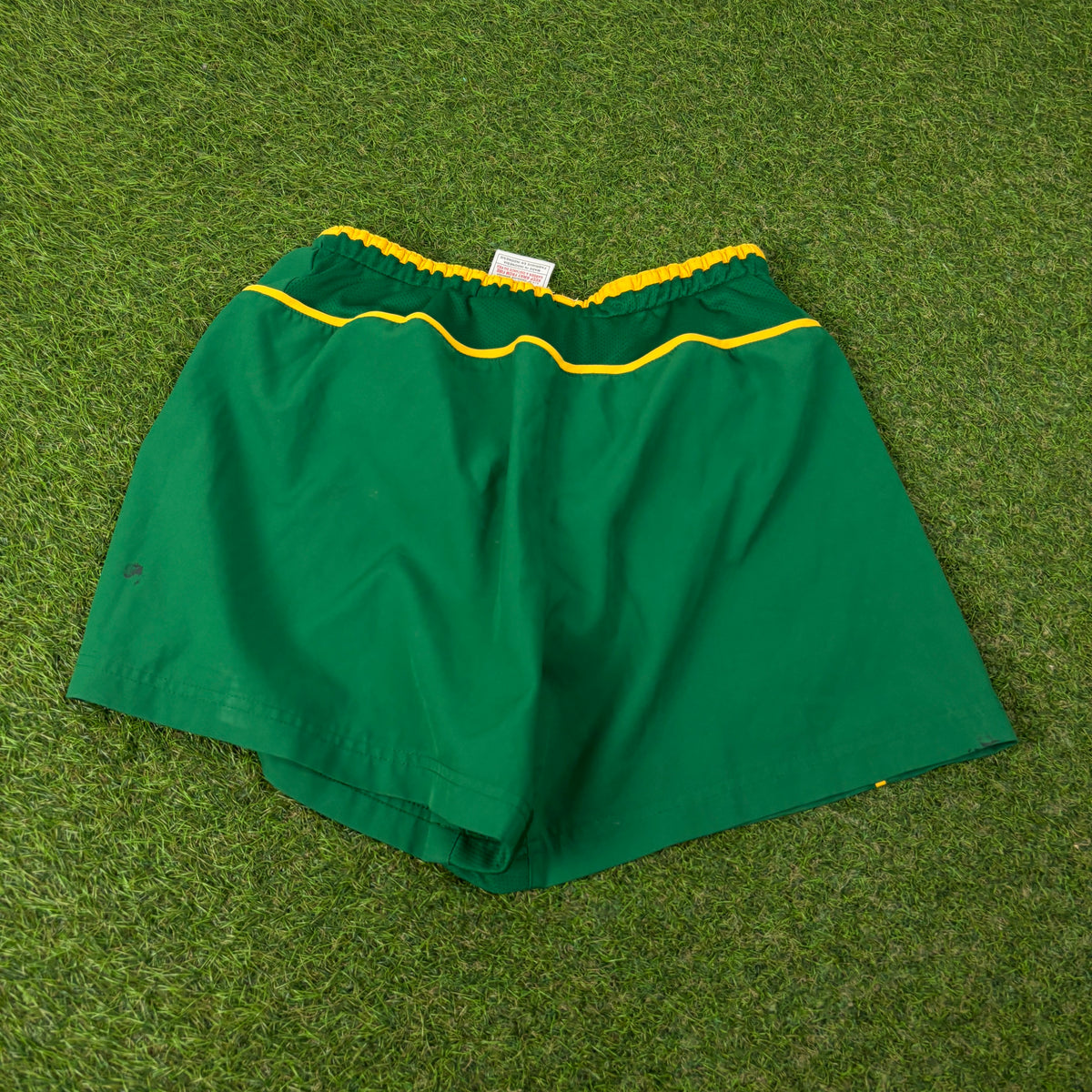 90s Nike Portugal T90 Football Shorts Blue Small