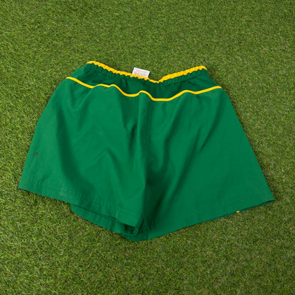 90s Nike Portugal T90 Football Shorts Blue Small