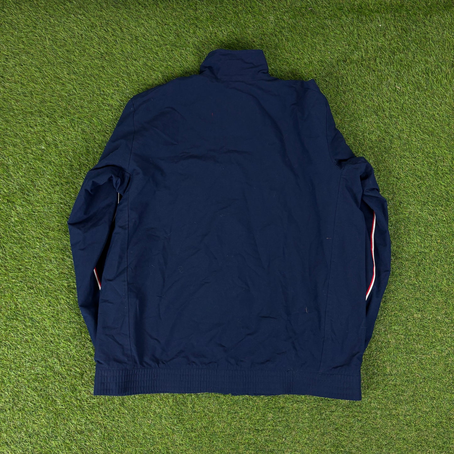 00s Nike Piping Tracksuit Jacket + Joggers Set Blue Large