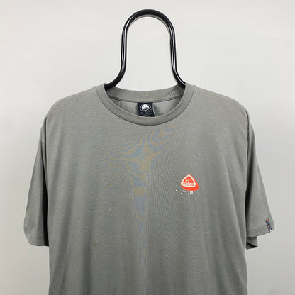 00s Nike ACG Braille T-Shirt Brown Large