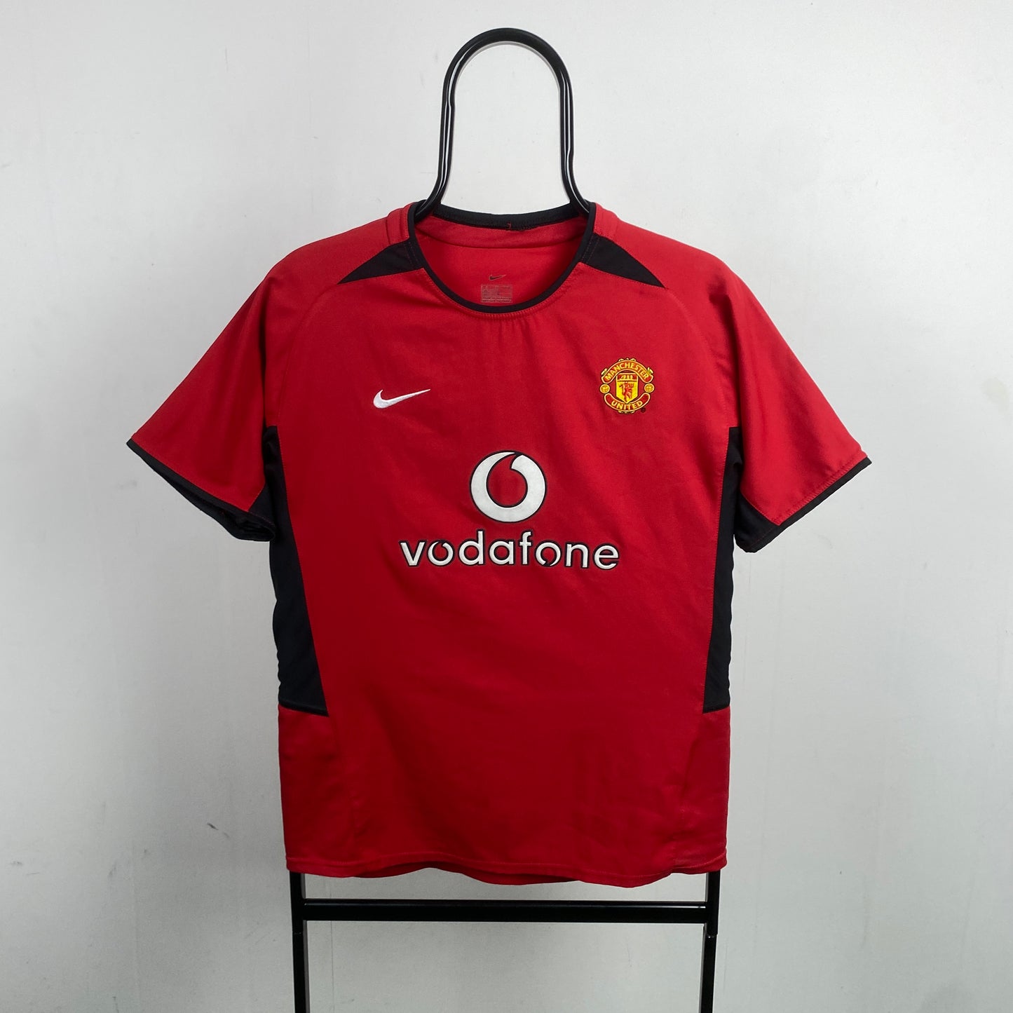 00s Nike Manchester United Van Nistlerooy Football Shirt T-Shirt Red XS