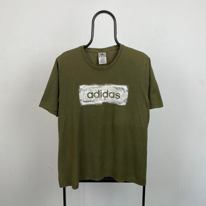 00s Adidas T-Shirt Green Medium