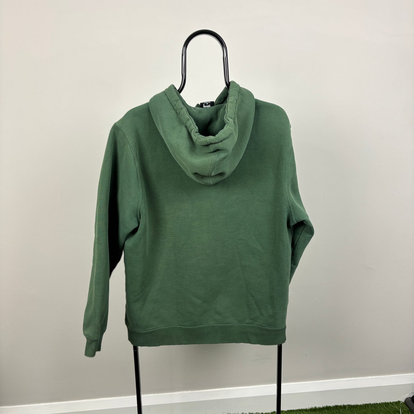 00s Stussy Hoodie Green Medium