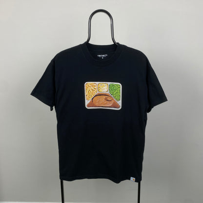 Retro 00s Carhartt T-Shirt Black Small