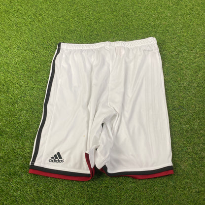 00s Adidas Germany Football Shorts White Small