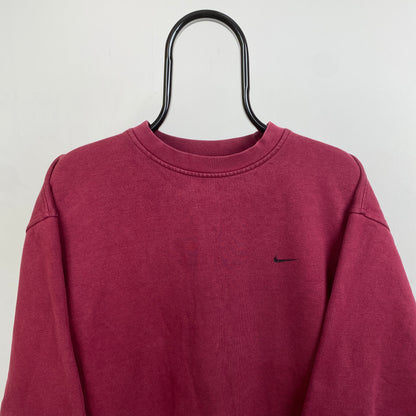 90s Nike Staff Sweatshirt Red Large