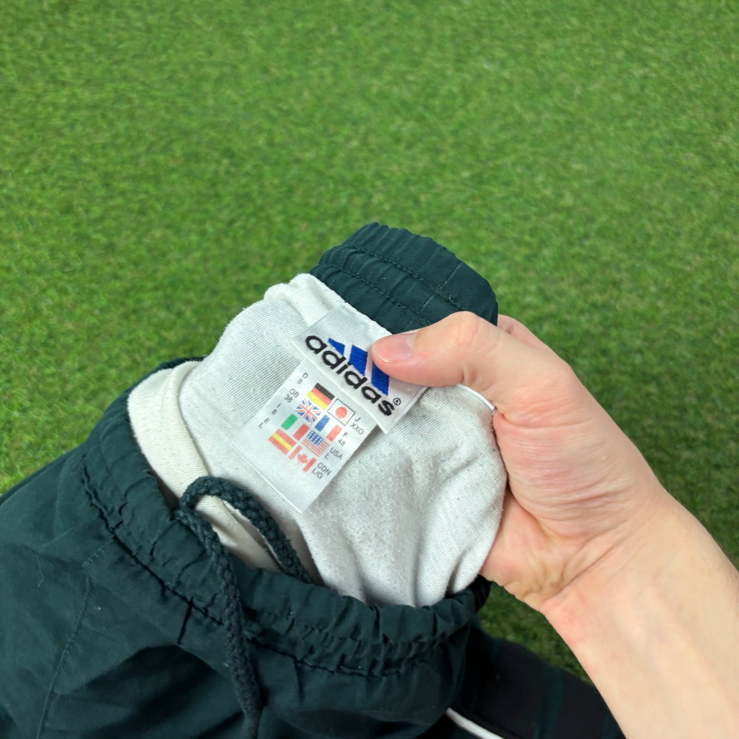 90s Adidas Shorts Green Large