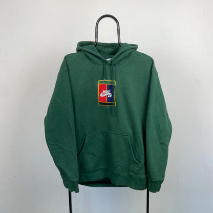 00s Nike Court SB Hoodie Green Medium