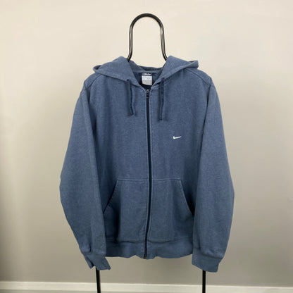00s Nike Air Max Zip Hoodie Blue Large