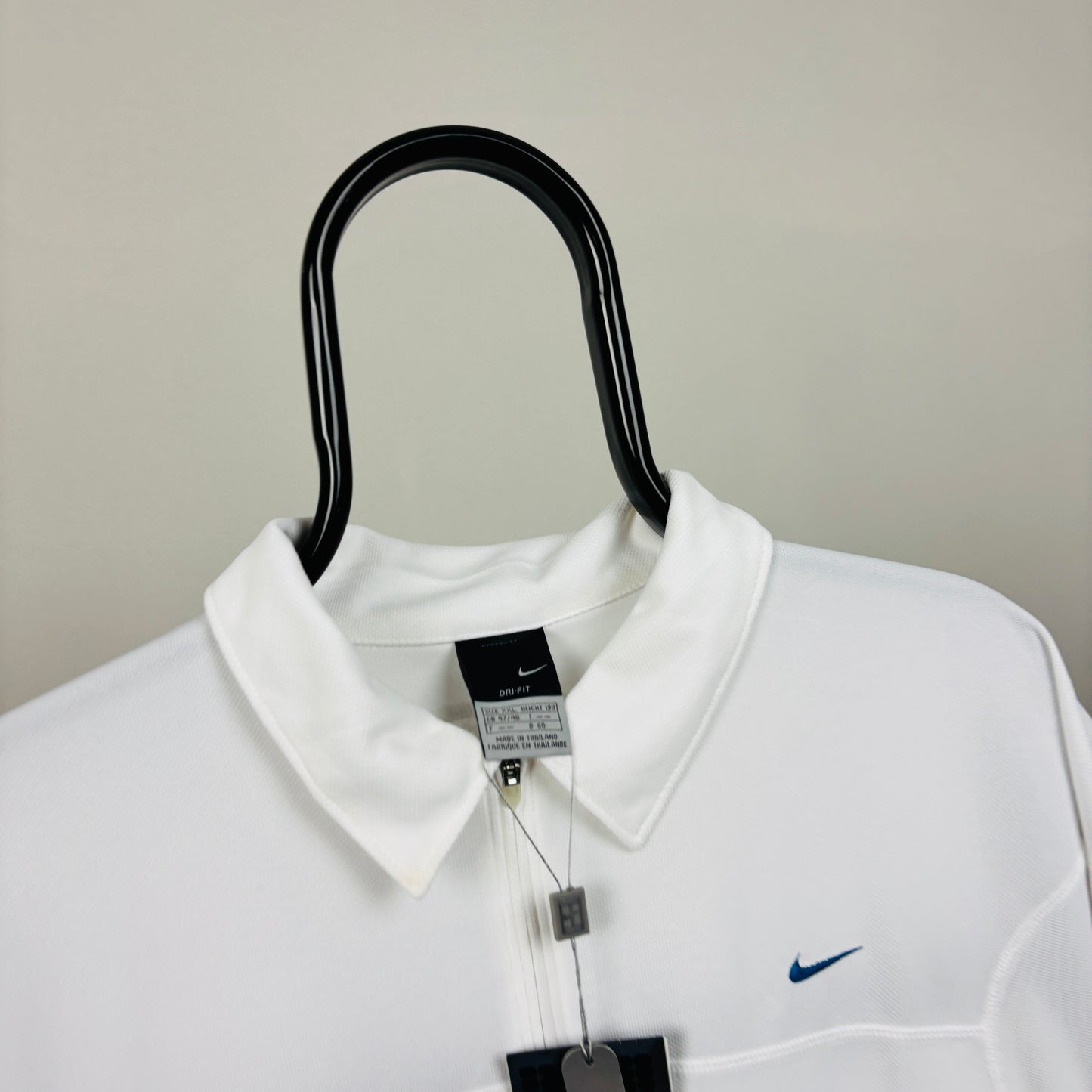 00s Nike Vented Tennis T-Shirt White XXL