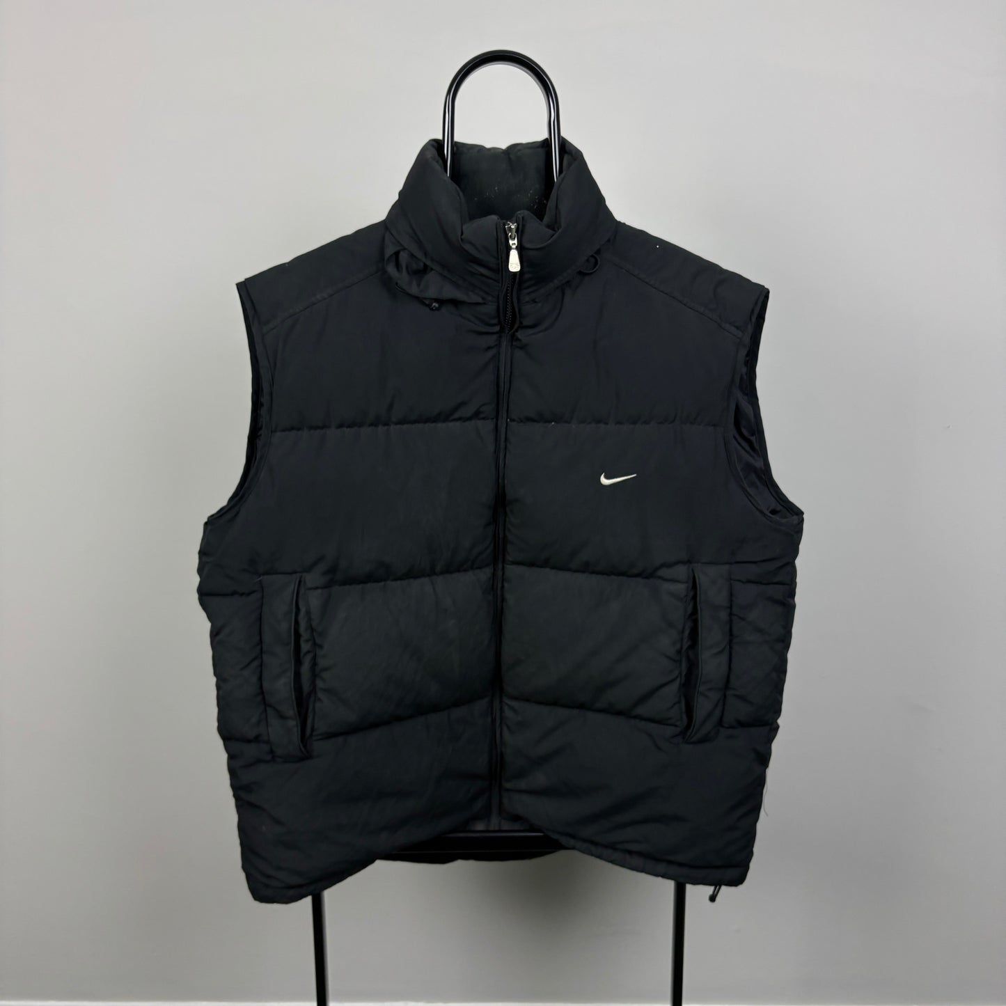 00s Nike Puffer Gilet Jacket Black XL