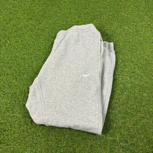 00s Nike Cotton Joggers Grey Large