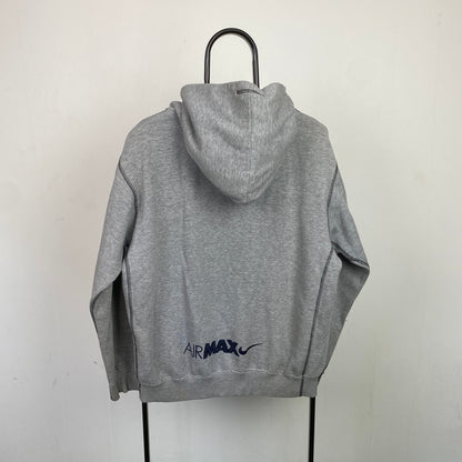 00s Nike Air Max Zip Heavyweight Hoodie Grey XL