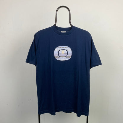 00s Nike T-Shirt Blue Medium