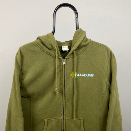 90s Billabong Hoodie Green Women’s Large